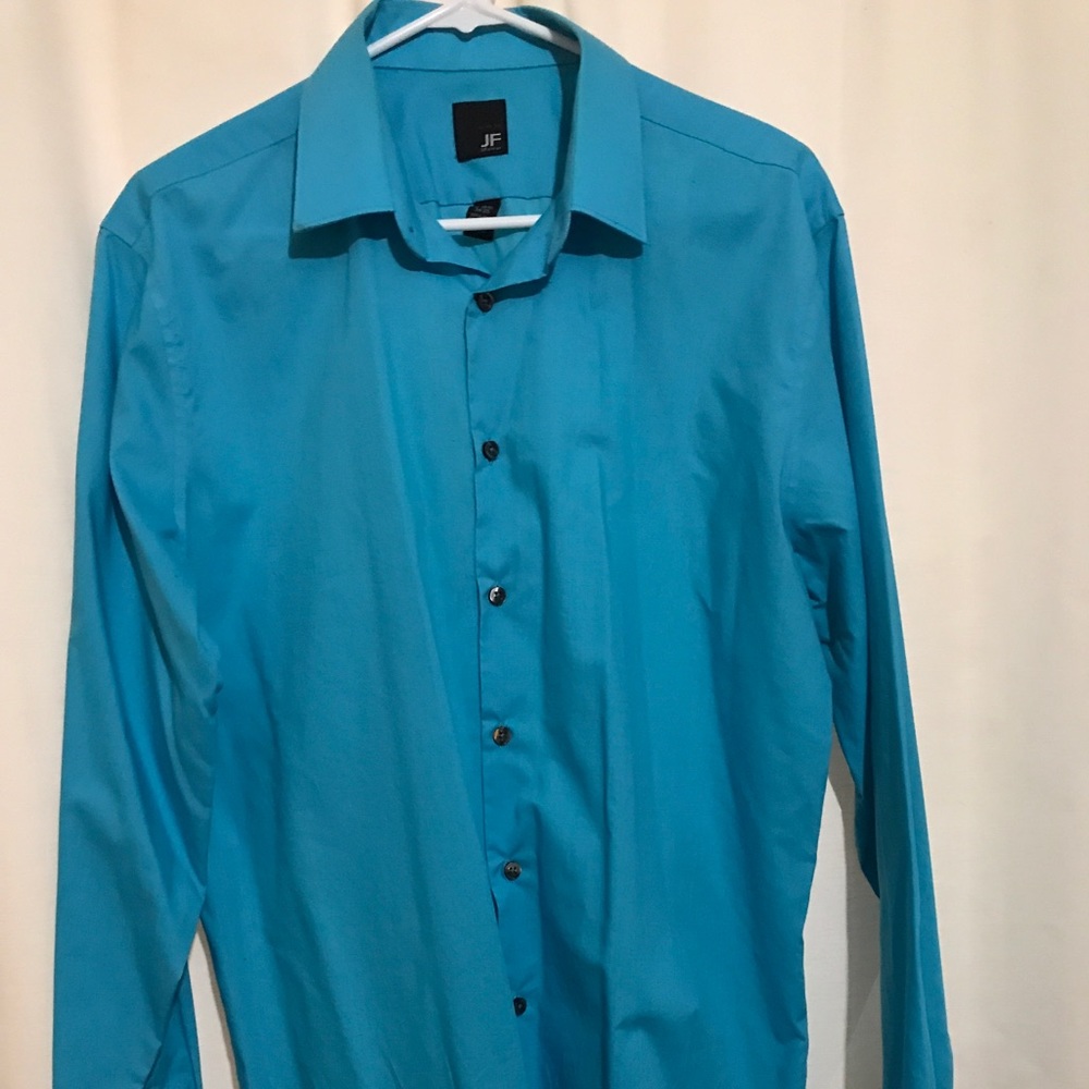 J.F. Ferrar Long Sleeve Button Down Dress Shirt